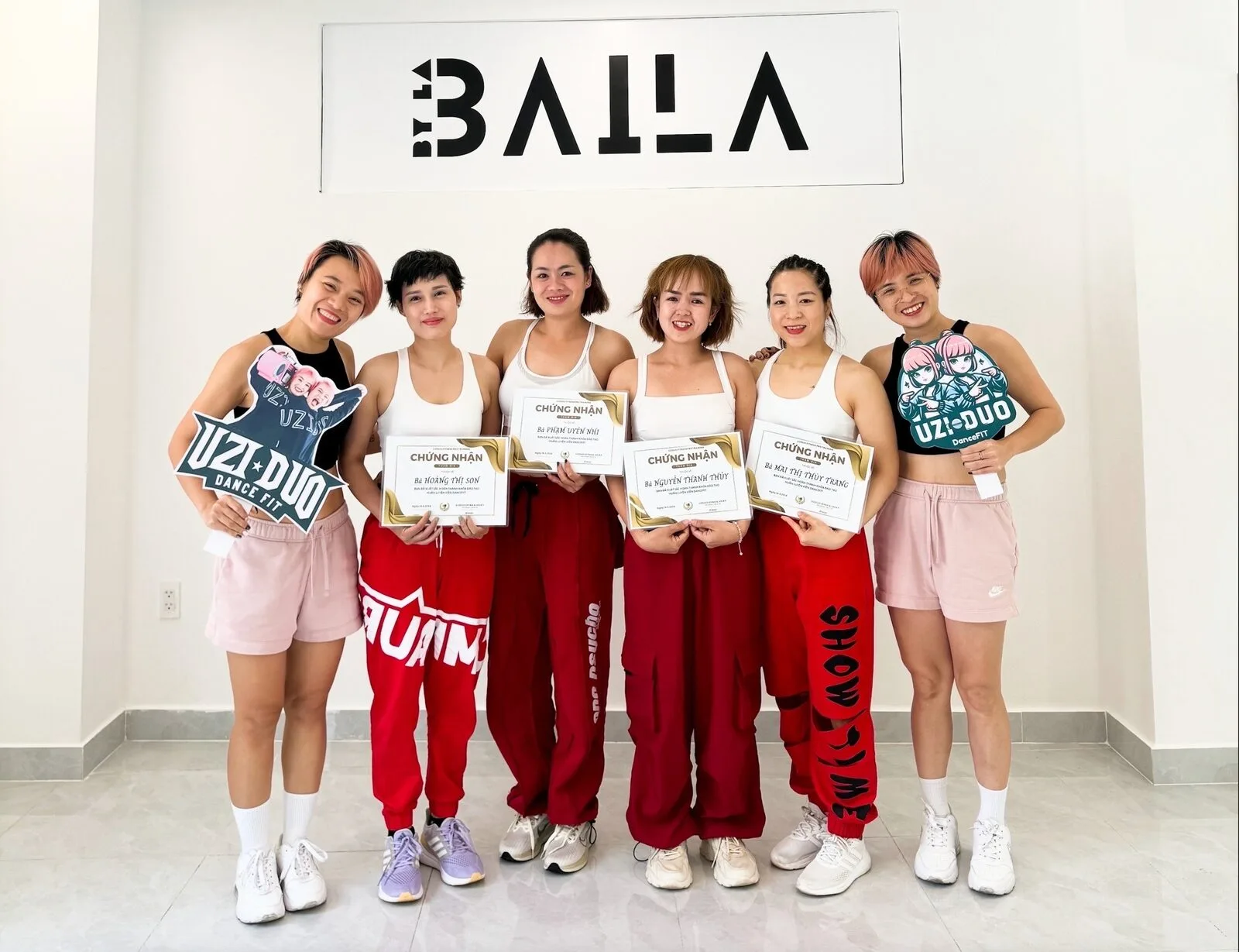 Học viên khoá đào tạo DanceFIT